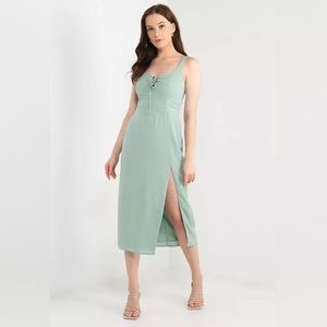 Abercrombie & Fitch midi corset dress